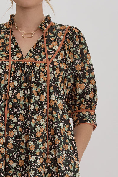 Grace Fall Floral Dress