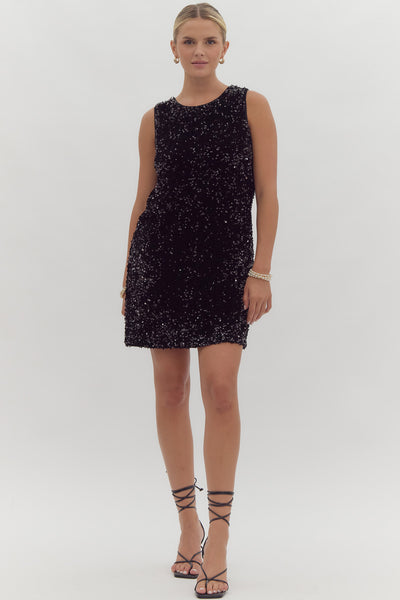 Violet Sequin Dress