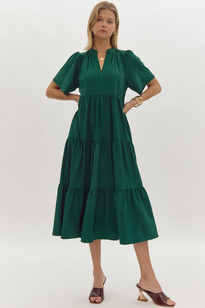 Cassidy Forest Green Dress