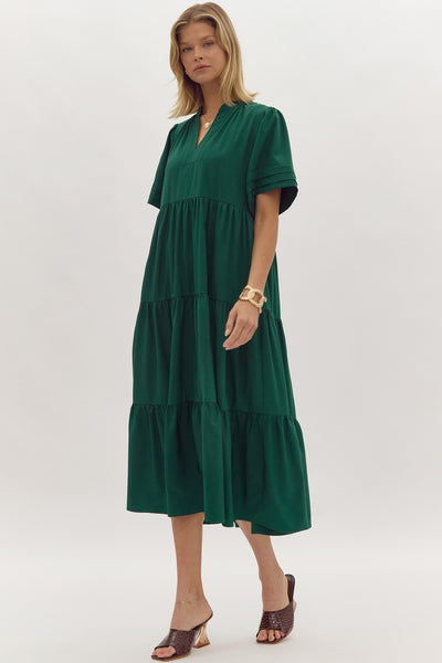 Cassidy Forest Green Dress