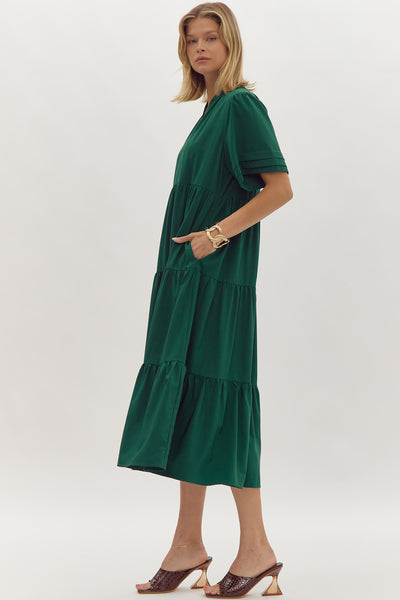 Cassidy Forest Green Dress