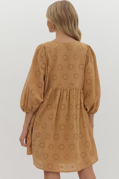 Elise Eyelet Dress