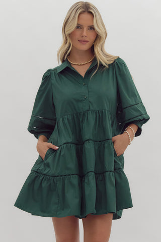 Brigid Puff Sleeves Dress