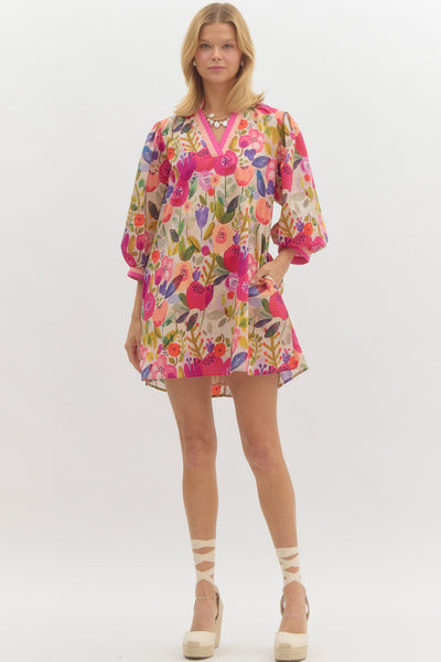 Berkely Bright Floral Dress