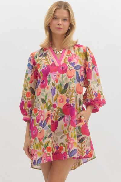 Berkely Bright Floral Dress