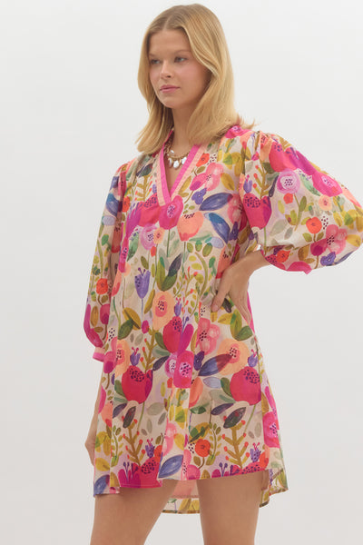 Berkely Bright Floral Dress