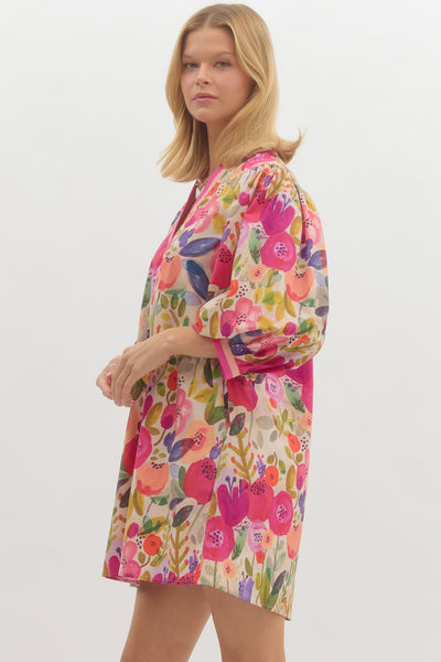 Berkely Bright Floral Dress