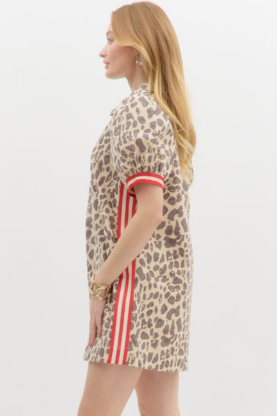 Kiara Leopard Print Dress