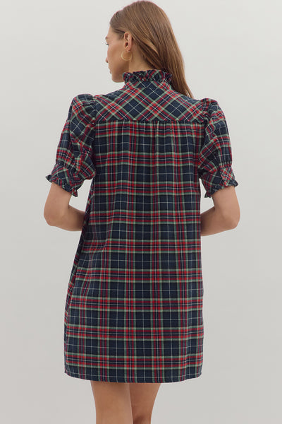 Caroline Plaid Dress