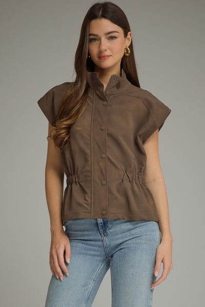 Hallie Cap Sleeve Top