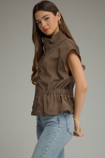 Hallie Cap Sleeve Top