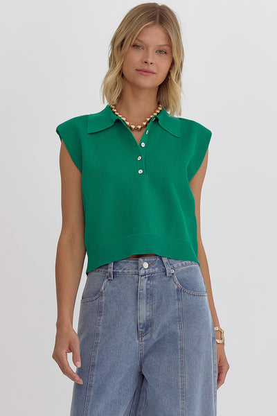 Dahlia Collared Top