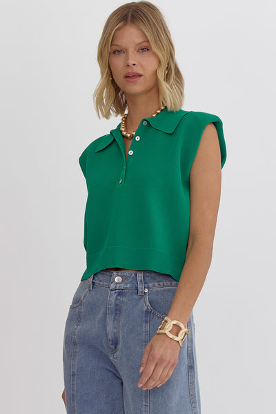 Dahlia Collared Top