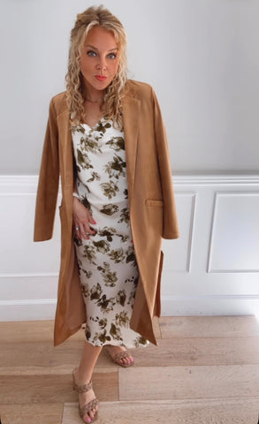 Dior Olive Floral Dress