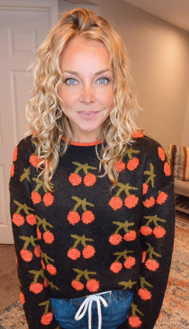 Addy Cherry Sweater