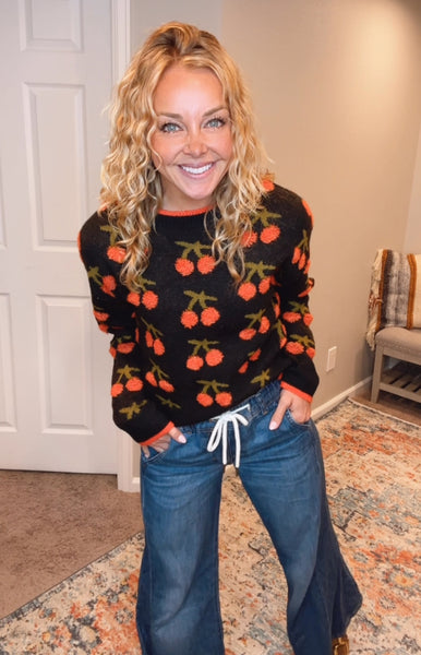Addy Cherry Sweater