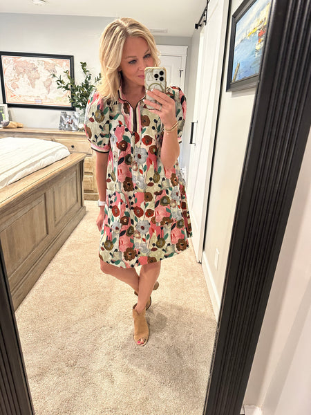 Elody Floral Print Dress