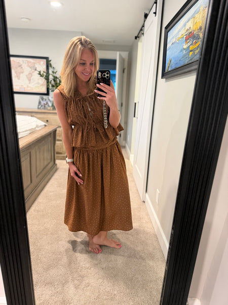 Sienna Polka Dot Top