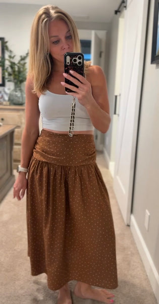 Sienna Polka Dot Skirt