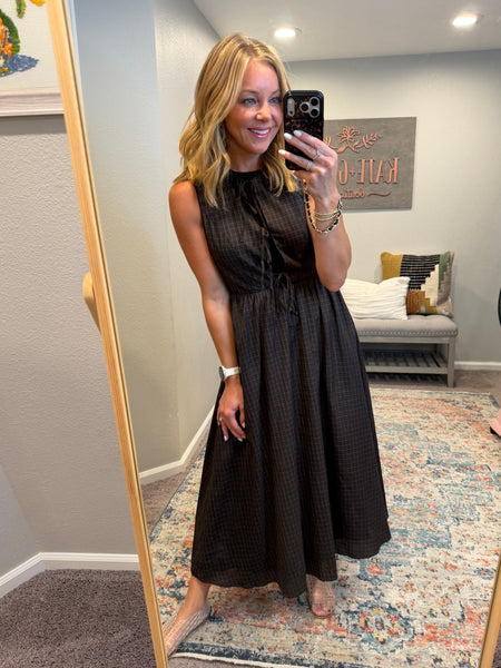 Penelope Tie Front Dress