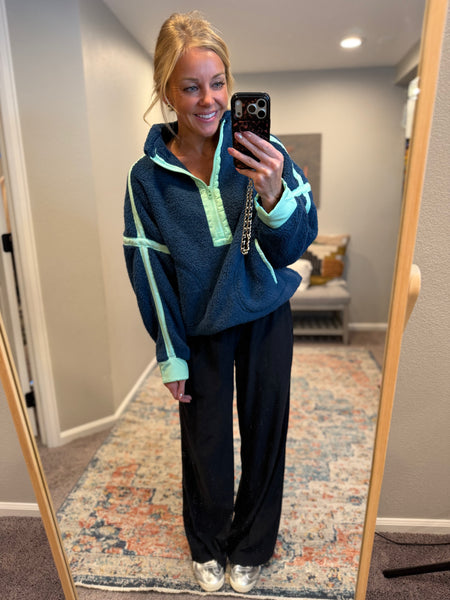 Evelyn Quarter Zip Sweater