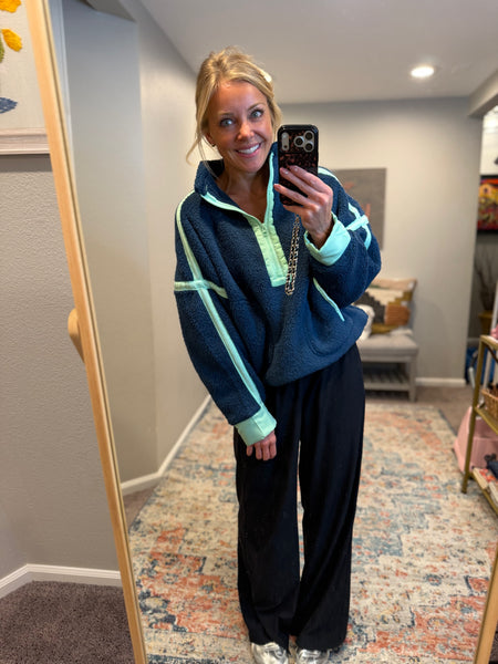 Evelyn Quarter Zip Sweater