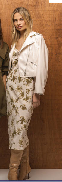 Dior Olive Floral Dress