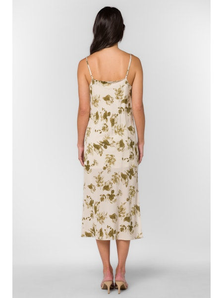 Dior Olive Floral Dress