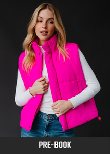 Kya Bright Pink Vest