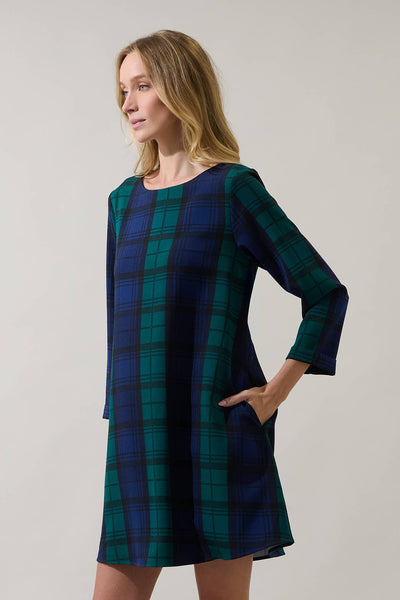 Lonna Hudson Plaid Dress