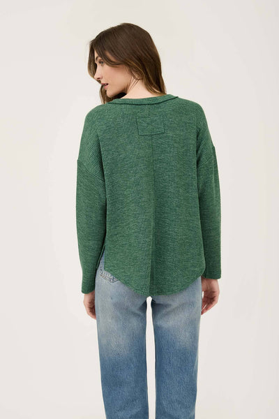 Meg Waffle Knit Long Sleeve