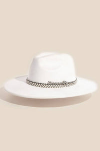 Cream Braided Strap Hat (Local Pick Ups Only)