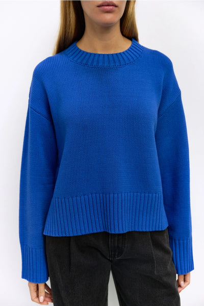 Asher Cobalt Blue Sweater