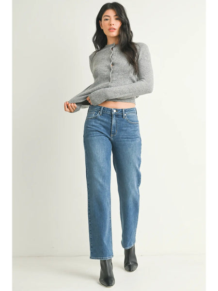 Brit Straight Medium Wash Jean