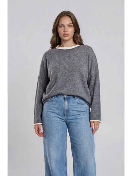 Shae Layered Grey Top