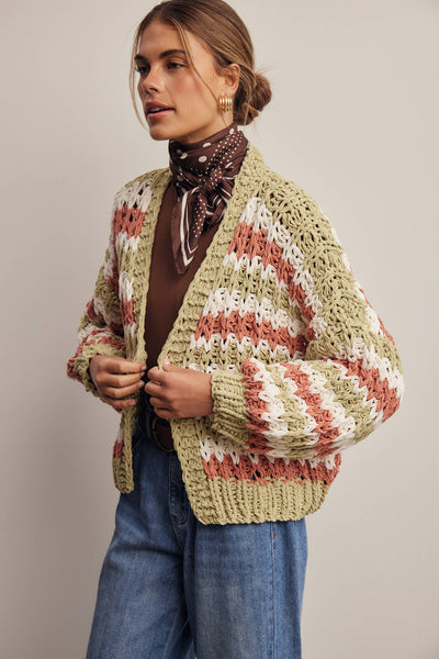 Audrey Hand Crochet Cardigan