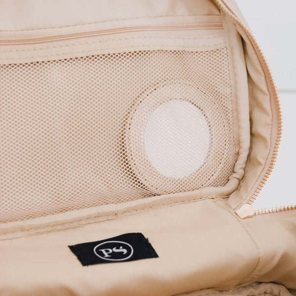 Madelyn Gold Bow Makeup Bag