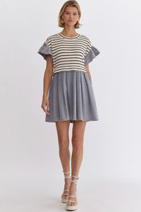 Felicity Stripe Contrast Dress