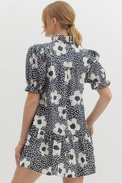 Leila Dot Print Dress