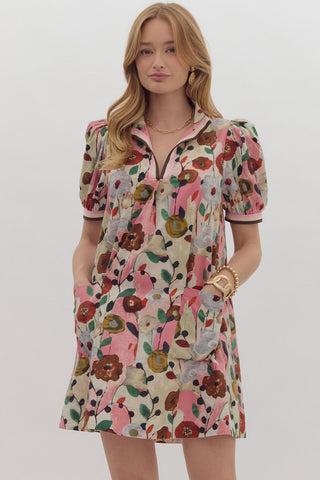 Elody Floral Print Dress