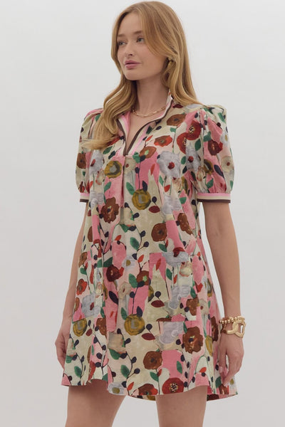 Elody Floral Print Dress