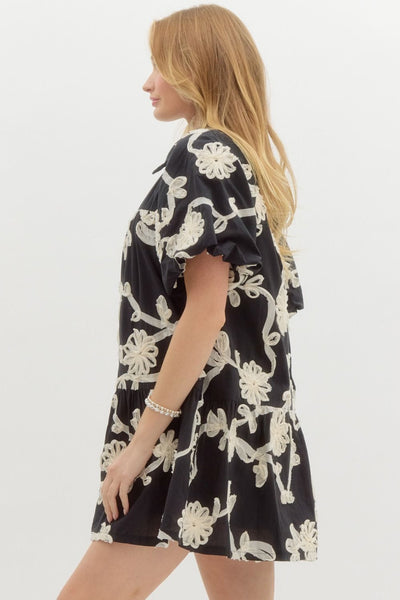 Rylee Textured Floral Dress