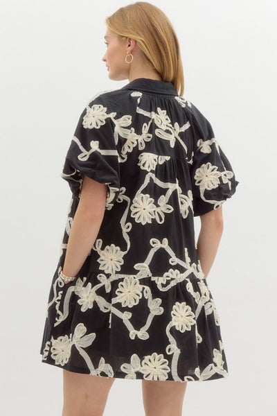 Rylee Textured Floral Dress