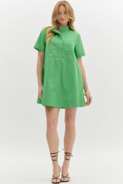 Addy High Neck Dress