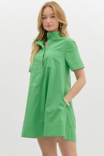 Addy High Neck Dress