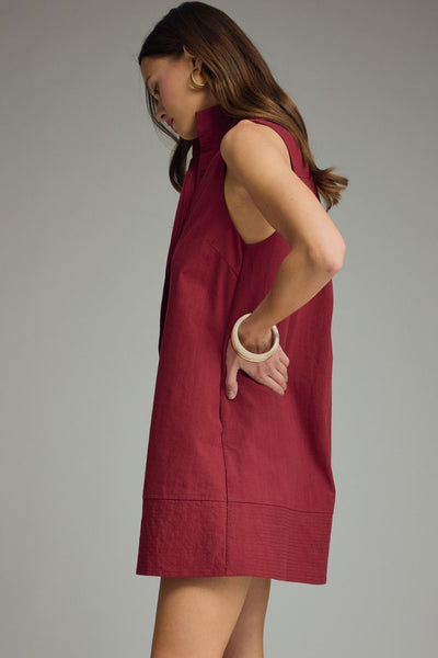 Ruby Crimson Shift Dress