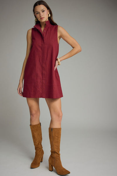 Ruby Crimson Shift Dress