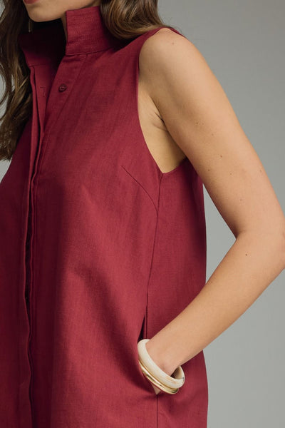 Ruby Crimson Shift Dress
