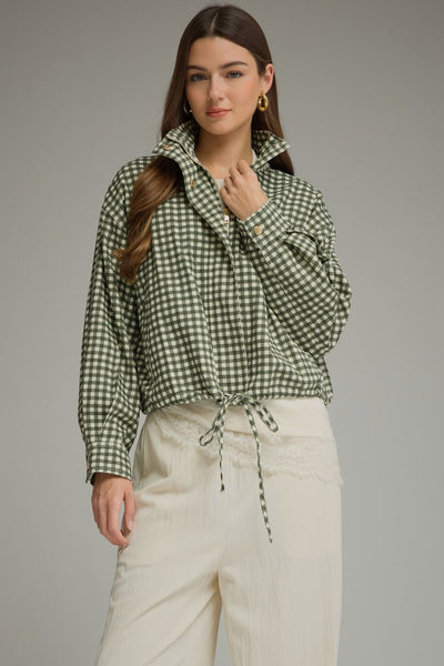 Rosie Green Gingham Jacket