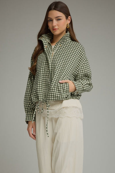 Rosie Green Gingham Jacket